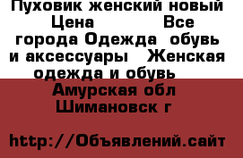 Пуховик женский новый › Цена ­ 2 600 - Все города Одежда, обувь и аксессуары » Женская одежда и обувь   . Амурская обл.,Шимановск г.